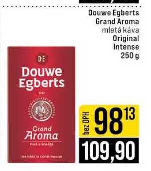 Douwe Egberts Grand Aroma mletá káva Original Intense 250 g 