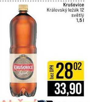 Krušovice Královský ležák 12 světlý 1,5l