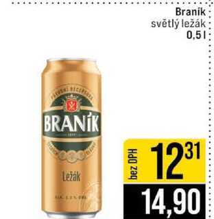 Branik světlý ležák 0,5l