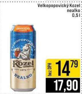 Velkopopovický Kozel nealko 0,5l