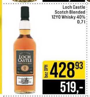 Loch Castle Scotch Blended 12YO Whisky 40% 0,7l