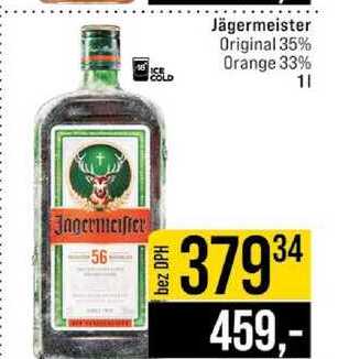 Jägermeister Original 35% Orange 33% 1l