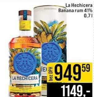 La Hechicera Banana rum 41% 0.7l
