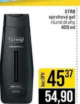 STR8 sprchový gel různé druhy 400 ml