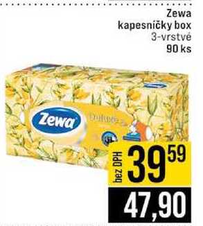 Zewa kapesničky box 3-vrstvé 90 ks 