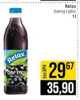 Relax černý rybiz 1l