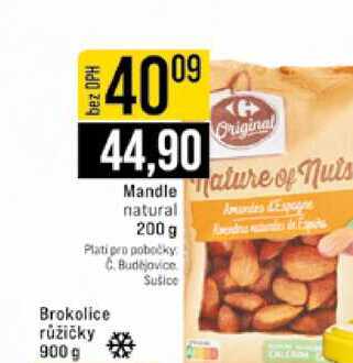 Brokolice růžičky 900 g 