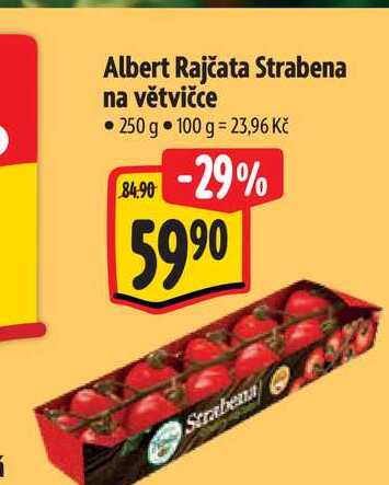 Albert Rajčata Strabena na větvičce 250 g 
