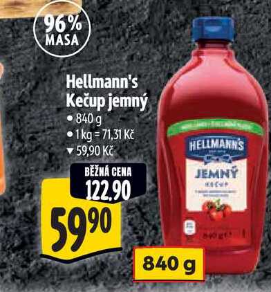   Hellmann's Kečup jemný  840 g 
