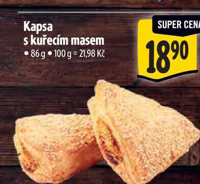 Kapsa s kuřecím masem 86 g 