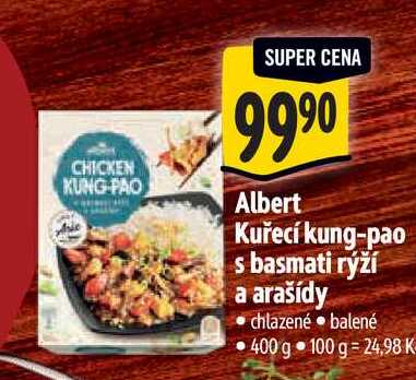  Albert Kuřecí kung-pao s basmati rýží a arašídy 400 g
