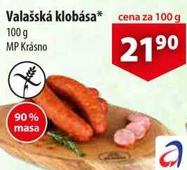 Valašská klobása, 100 g 