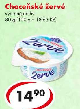 Choceňské žervé, 80 g