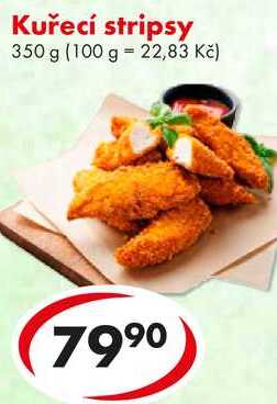 Kuřecí stripsy, 350 g 