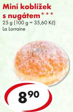 Mini koblížek s nugátem, 25 g