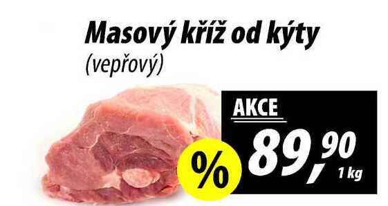 Masový kříž od kýty (vepřový), 1 kg 