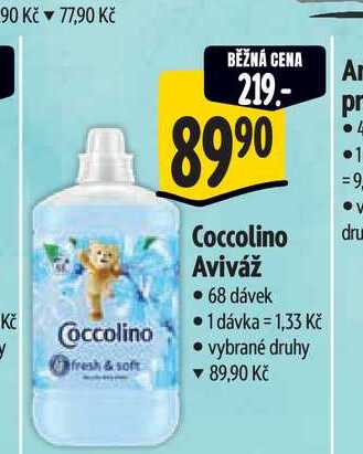  Coccolino Aviváž  68 dávek  
