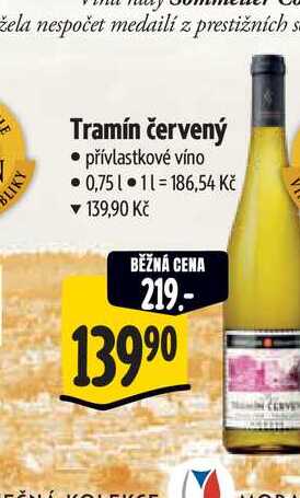  Tramín červený 0,75 l