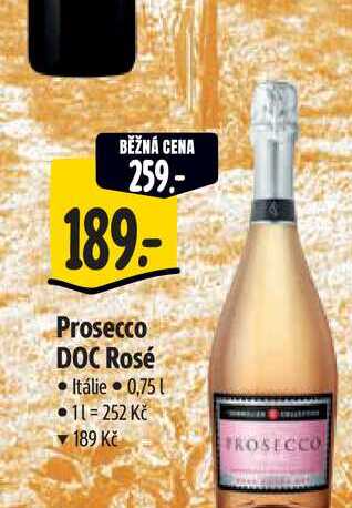   Prosecco DOC Rosé 0,75 l