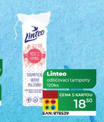 Linteo odličovací tampony