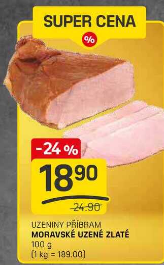 MORAVSKÉ UZENÉ ZLATÉ 100 g 