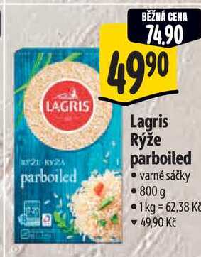 Lagris Rýže parboiled, 800 g
