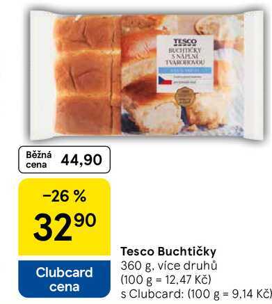 Tesco Buchtičky, 360 g, více druhů 