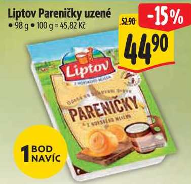 Liptov Pareničky uzené, 98 g