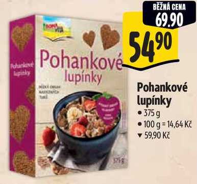 Pohankové lupínky, 375 g 