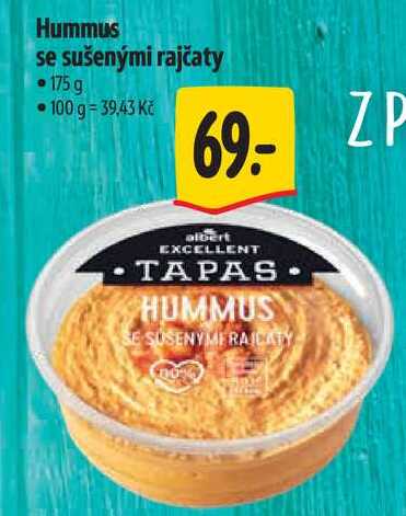 Hummus se sušenými rajčaty, 175 g
