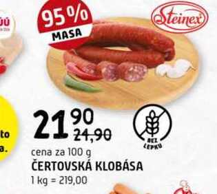 Čertovská klobása 100g