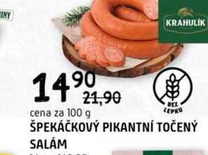 Špekáčkový pikantní točený salám 100 g