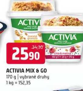 Activia mix go 170g
