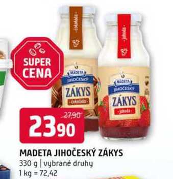 Madeta Jihočeský Zákys 330g