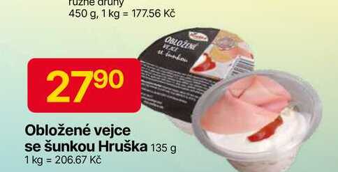 Hruška Obložené vejce se šunkou 135 g
