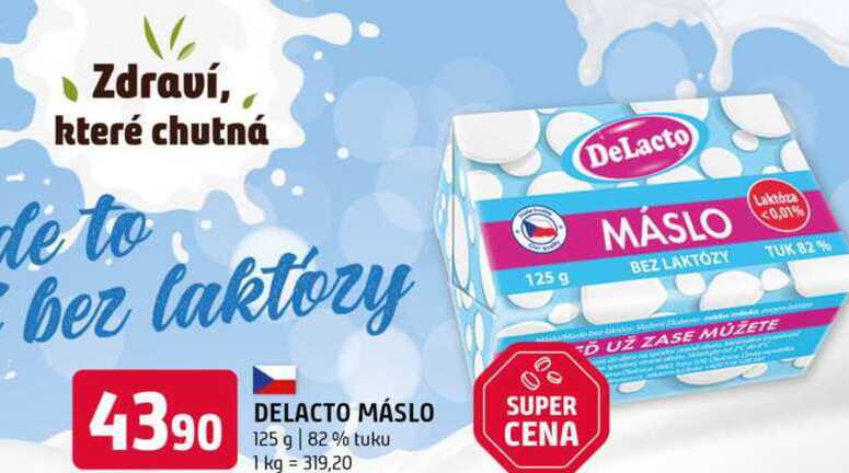 DeLacto máslo 125 g 