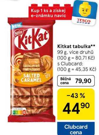 Kitkat tabulka, 99 g 
