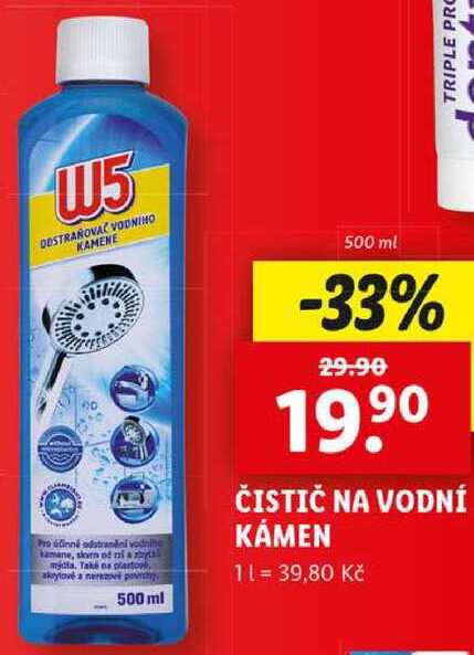 ČISTIČ NA VODNÍ KÁMEN, 500 ml