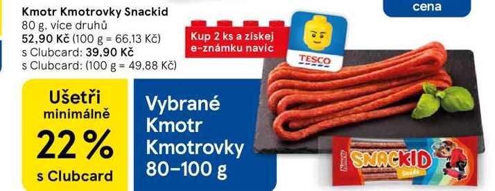 Kmotr Kmotrovky Snackid, 80 g, více druhů  