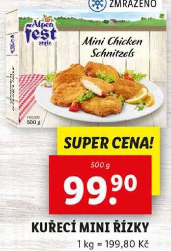 KUŘECÍ MINI ŘÍZKY, 500 g