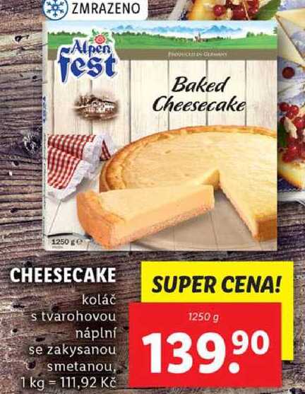 CHEESECAKE, 1250 g