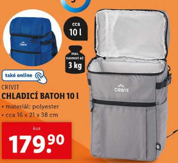 CHLADICÍ BATOH 10 l