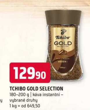 Tchibo Gold Selection Instantní káva 180/200g