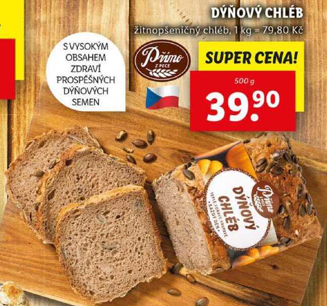 DÝŇOVÝ CHLÉB, 500 g