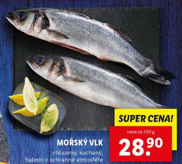 MOŘSKÝ VLK, cena za 100 g