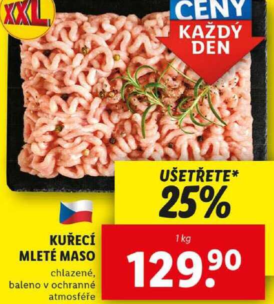 KUŘECÍ MLETÉ MASO, 1 kg