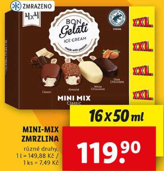 MINI-MIX ZMRZLINA, 16x 50 ml