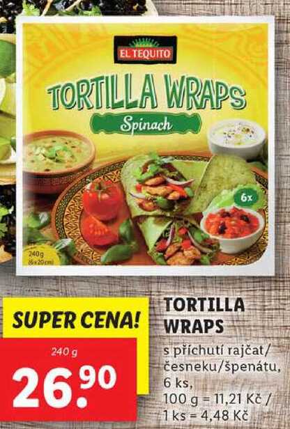 TORTILLA WRAPS, 240 g