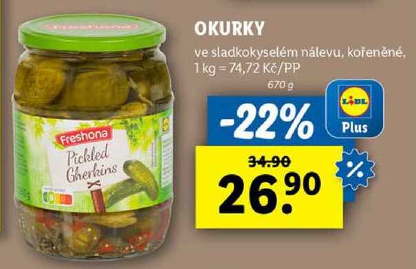 OKURKY, 670 g