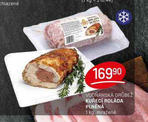 KUŘECÍ ROLÁDA PLNĚNÁ 1 kg, mražené 